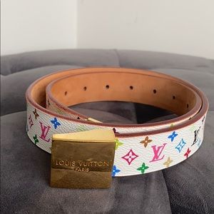Louis Vuitton multicolor belt
